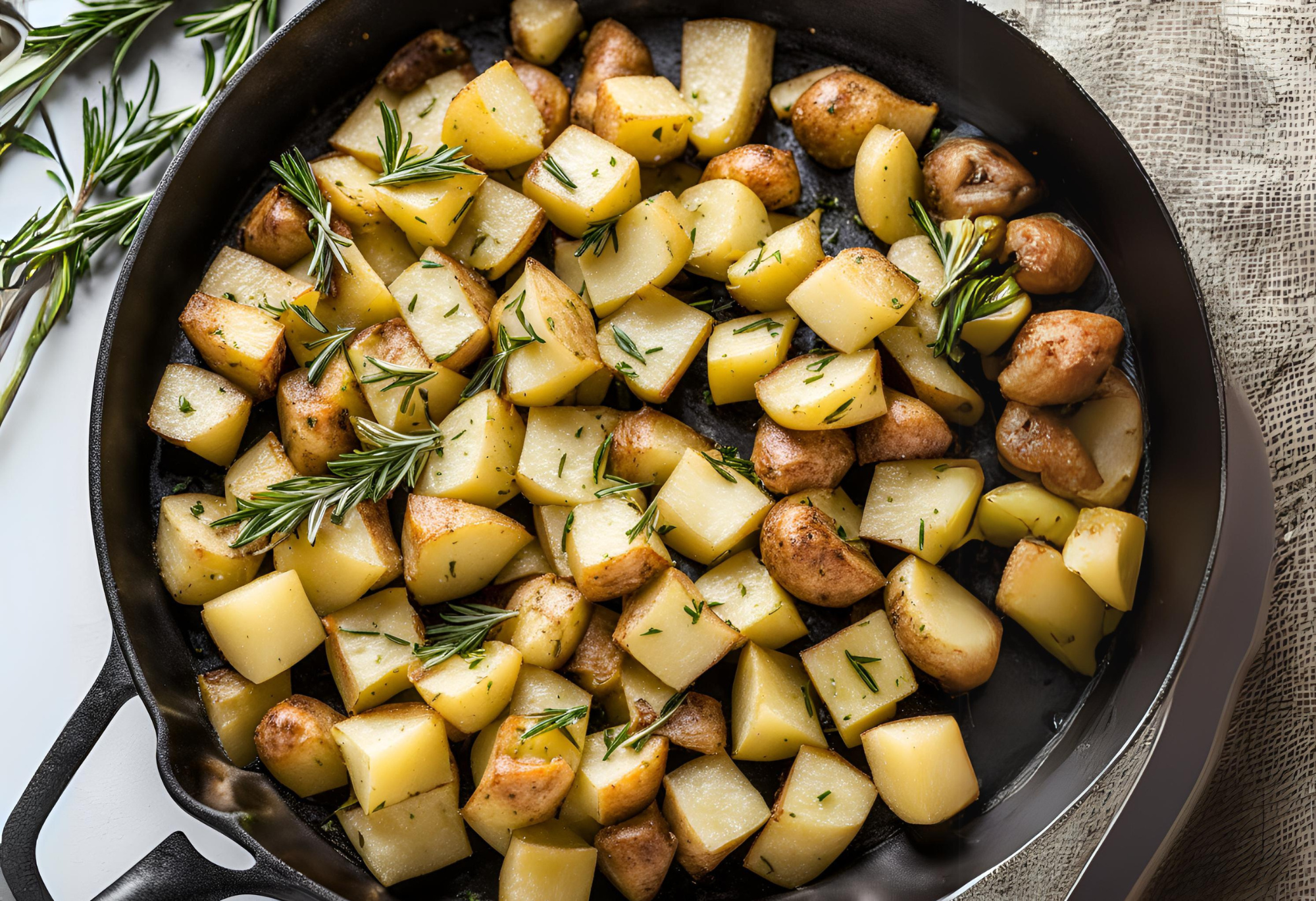 Pommes de terre croquantes et savoureuses à l’italienne